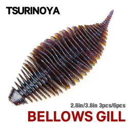 TSURINOYA Bellows Gill – Cebo blando Trilobite para lucio y lubina