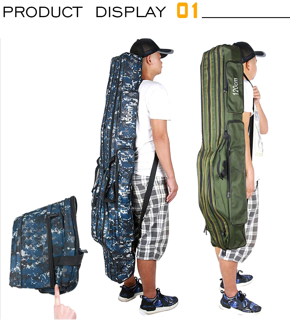 Dos individuos que portaban mochilas. Las mochilas parecen estar diseñadas para llevar un rifle o una escopeta, como lo indican las secciones acolchadas que probablemente asegurarán el arma de fuego. Las mochilas tienen un patrón de camuflaje, que es común para equipo táctico o para actividades al aire libre.