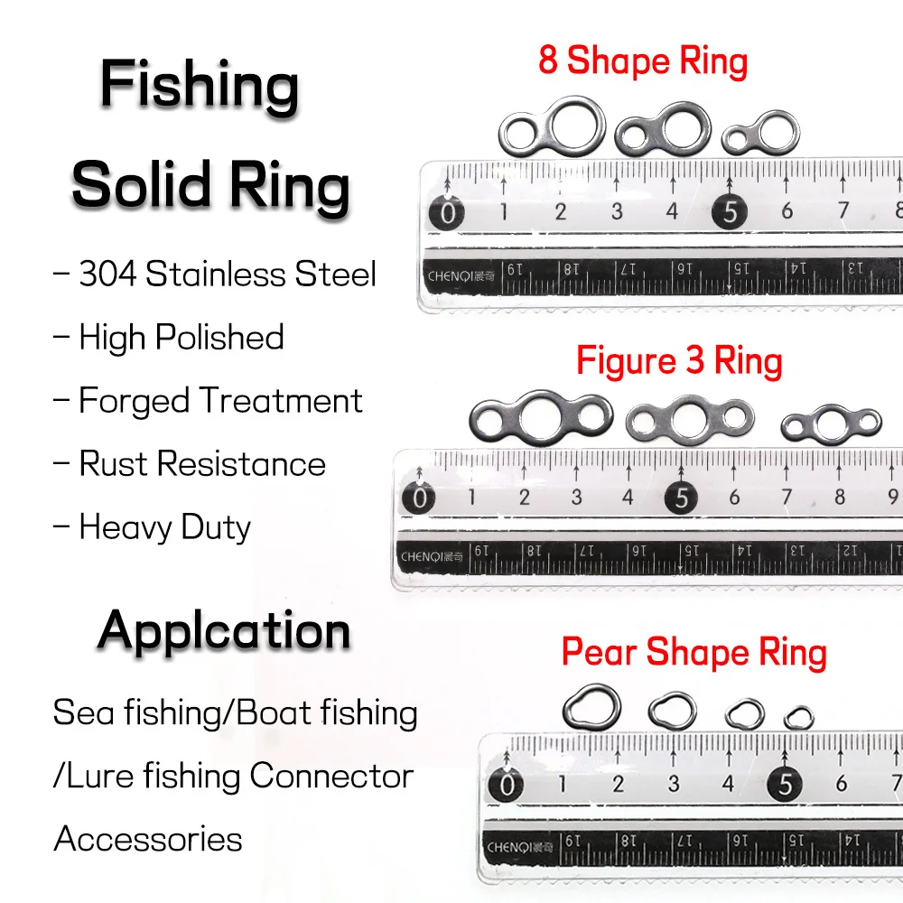 Señuelo de pesca de acero inoxidable, anzuelos de ayuda para Jigging lento, accesorios de conector, forma de pera/8, XS, S, M, L, 20 unidades - imagen 3