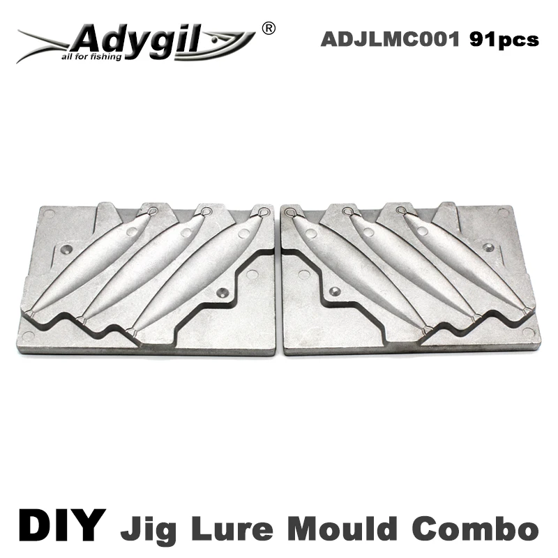 Molde para jig heads Adygil – 3 cavidades pesos 140 a 210g - imagen 4