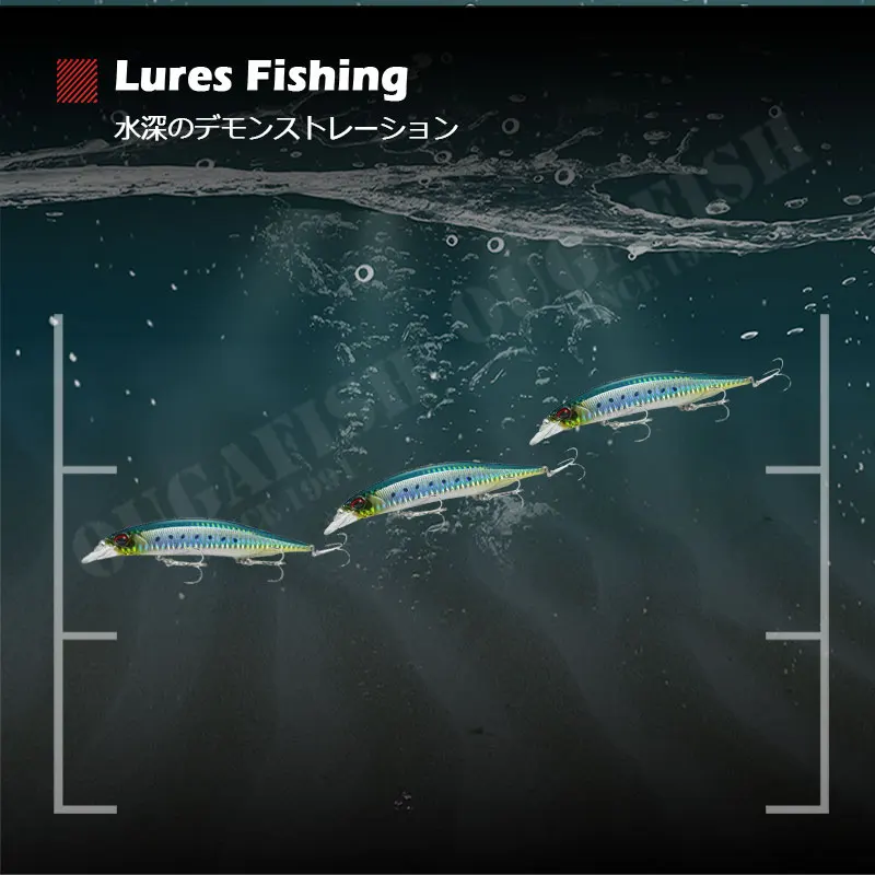 Accesorios de pesca señuelo Minnow 8-17g agua suspendido Jerkbait Wobblers Peche A La Carpe Isca Artificial Leurre carnasser Tackle - imagen 5