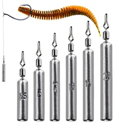 Plomos Dropshot para pesca en mar y agua dulce
