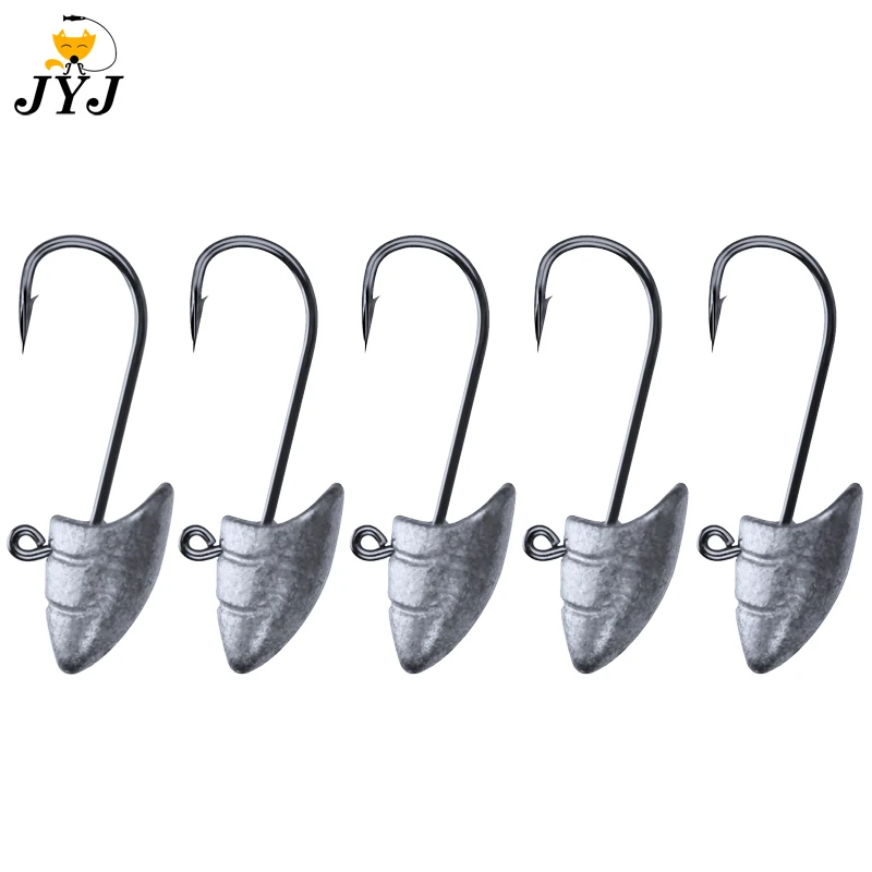 Anzuelo JYJ Caracol Río Jig Head 1.5g-5g Blood Hook - vista principal