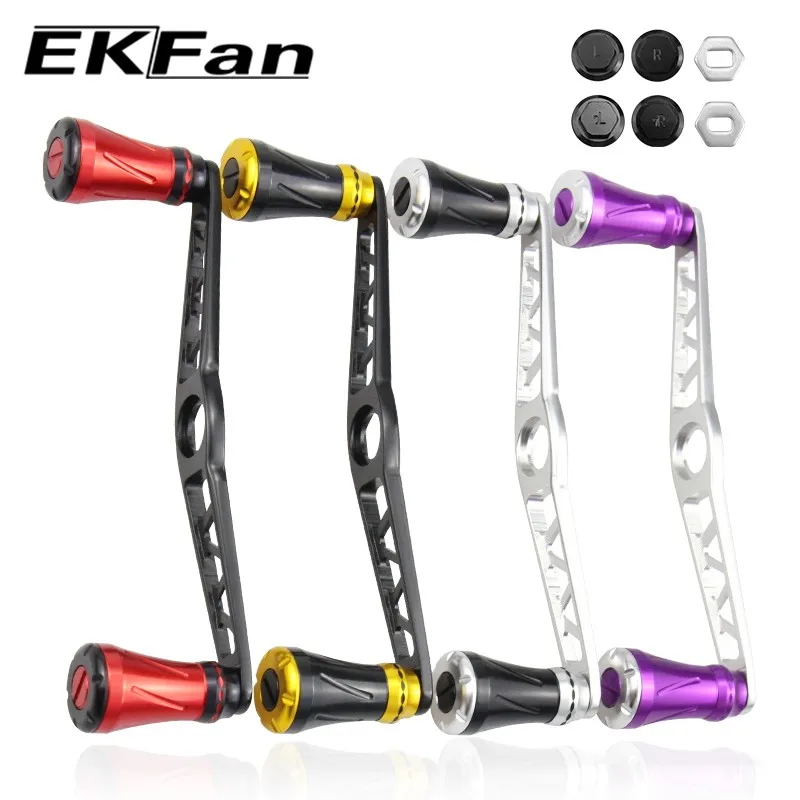 Ekfan-mango de carrete de pesca de 130MM, perilla adecuada para Shimano Daiwa, carrete de Baitcast, carrete de pesca de gota de agua, nuevo diseño - imagen 2