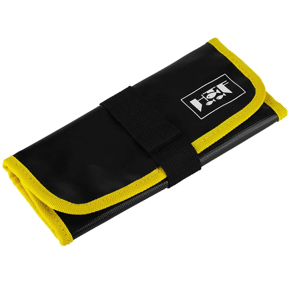 Bolsa para anzuelo de pesca, equipo de pesca de PVC, resistente al agua, herramientas, bolsillos, accesorios de aparejos de pesca, 31x22cm x 295G - imagen 2