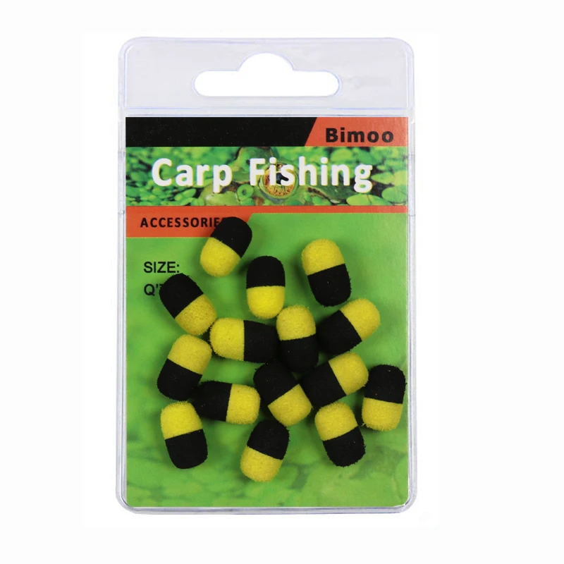 15 unids/pack cebos para peces señuelo 8mm Zig Rig espuma cilindro carpa pesca cebo espuma Boilie Pop Ups gancho marrón rojo Terminal aparejos - imagen 5
