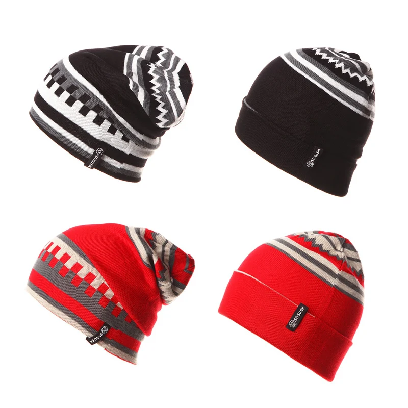 Mosodo-gorro cálido de punto para hombre y mujer, gorro de lana para Snowboard, esquí, invierno y otoño - imagen 3
