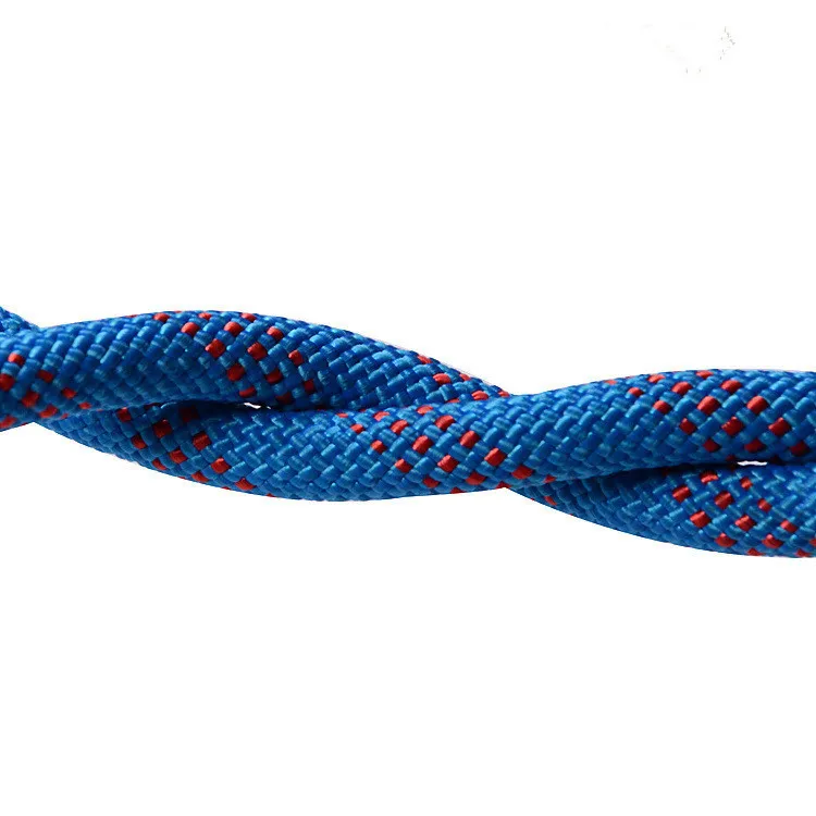 Cuerda de escalada en roca profesional, cuerda de alta resistencia, accesorio de seguridad para senderismo, hebilla a rayas de 10mm de diámetro, 15kN, 10M - imagen 3