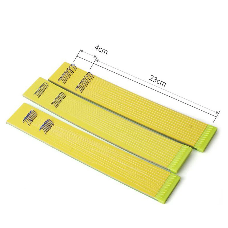 Anzuelo de acero para carpa con alto contenido de carbono, pesca en agua de mar de estilo japonés, línea de encuadernación Ansuo, anzuelo de pesca de 45CM, 10 par/bolsa - imagen 2