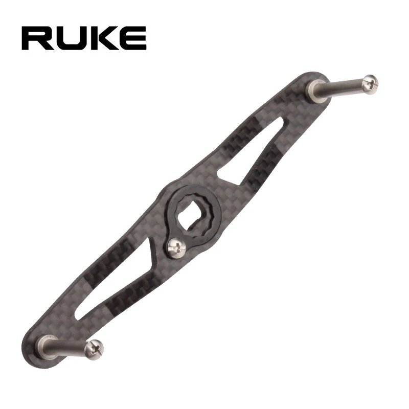 RUKE Mango de carrete pesca – Balancín fibra carbono ligero - imagen 3
