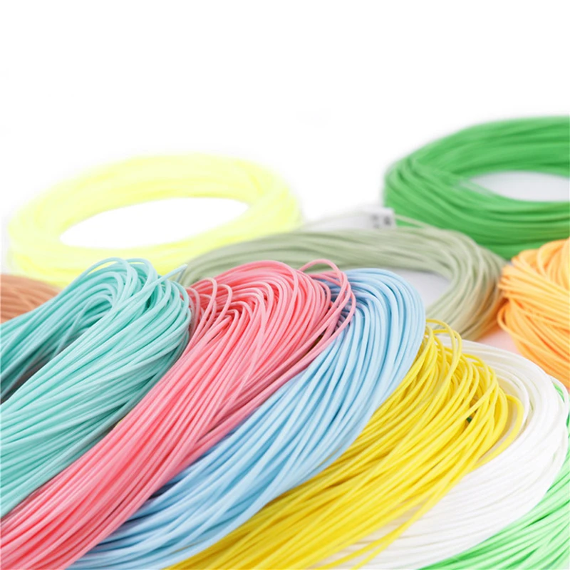 Mosodo 100FT pesca con mosca línea Multicolor agua flotante línea de agua flotante peso frente Multi modelo opcional volar línea principal - imagen 4