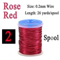 rose red 2pcs