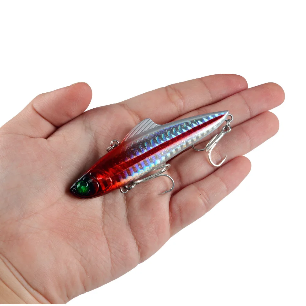 1 señuelo de pesca VIB, 8,5 cm, 21g, ojos 3D, Wobbler, cebo duro, lubina, Trolling, Iscas artificiales, Crankbait, pesca de carpa - imagen 4