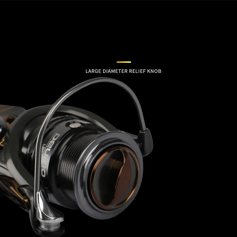 Carrete giratorio 2000s 3000s, 18KG, arrastre máximo 7,1: 1, relación de engranaje, bobina de pesca de carpa de agua dulce y salada, rueda de arrastre lejano - imagen 4