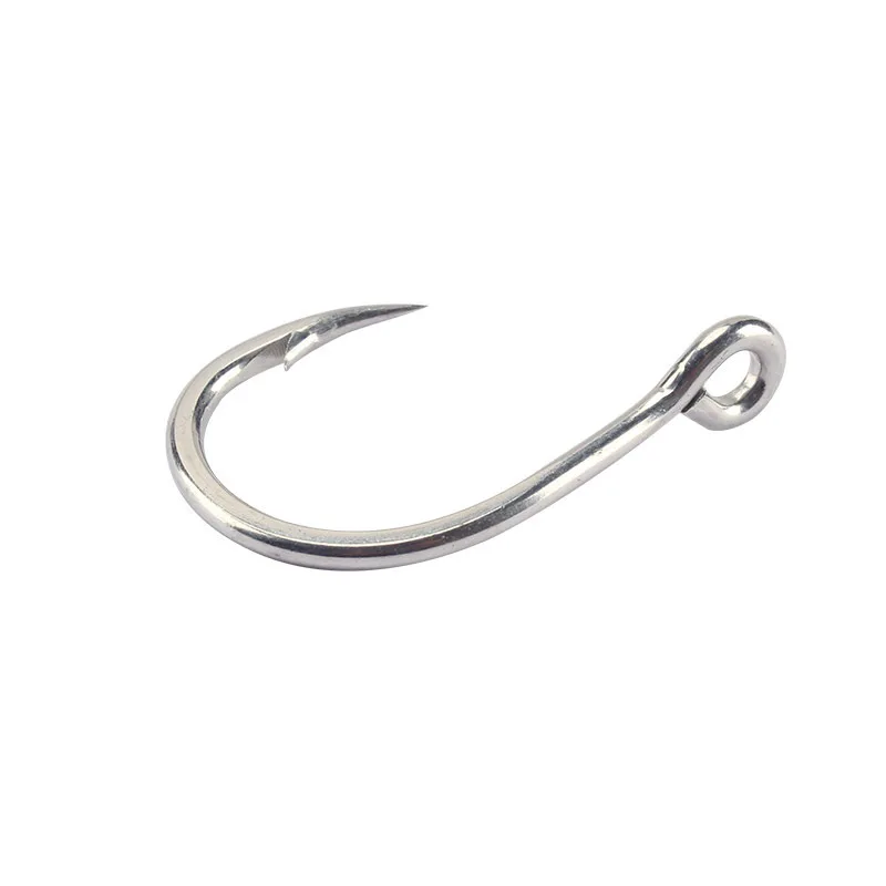 1 Uds Mustad 10881 anzuelos de Jigging anzuelos de pesca oceánica de acero rico en carbono plantilla de púas grandes con ganchos con agujeros calamar carpa Hardbait gancho P - imagen 4