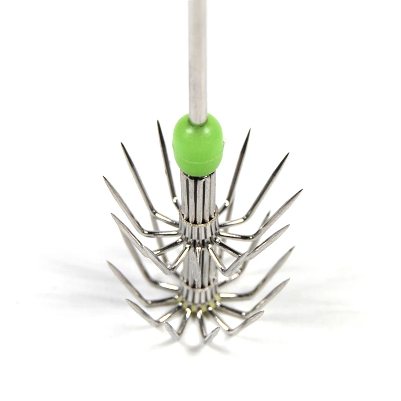 Anzuelo de calamar luminoso fuerte, señuelo de pesca, sepia, camarón, calamar, pulpo, Inkfish, cebo, pincho, 5 unidades - imagen 5