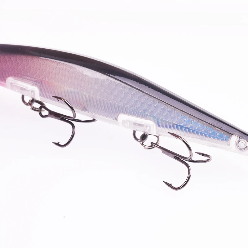 Señuelos de Pesca Minnow láser, se hunden lentamente, Swimbait, 11cm, 13,5g, cebo duro Artificial, Crankbait, Lucio, carpa, 1 ud. - imagen 5
