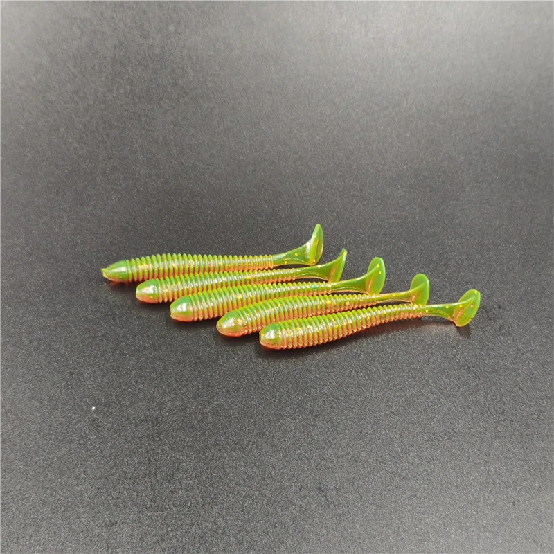 Señuelo de vinilo giratorio para lubina – Silicona 60mm - imagen 4