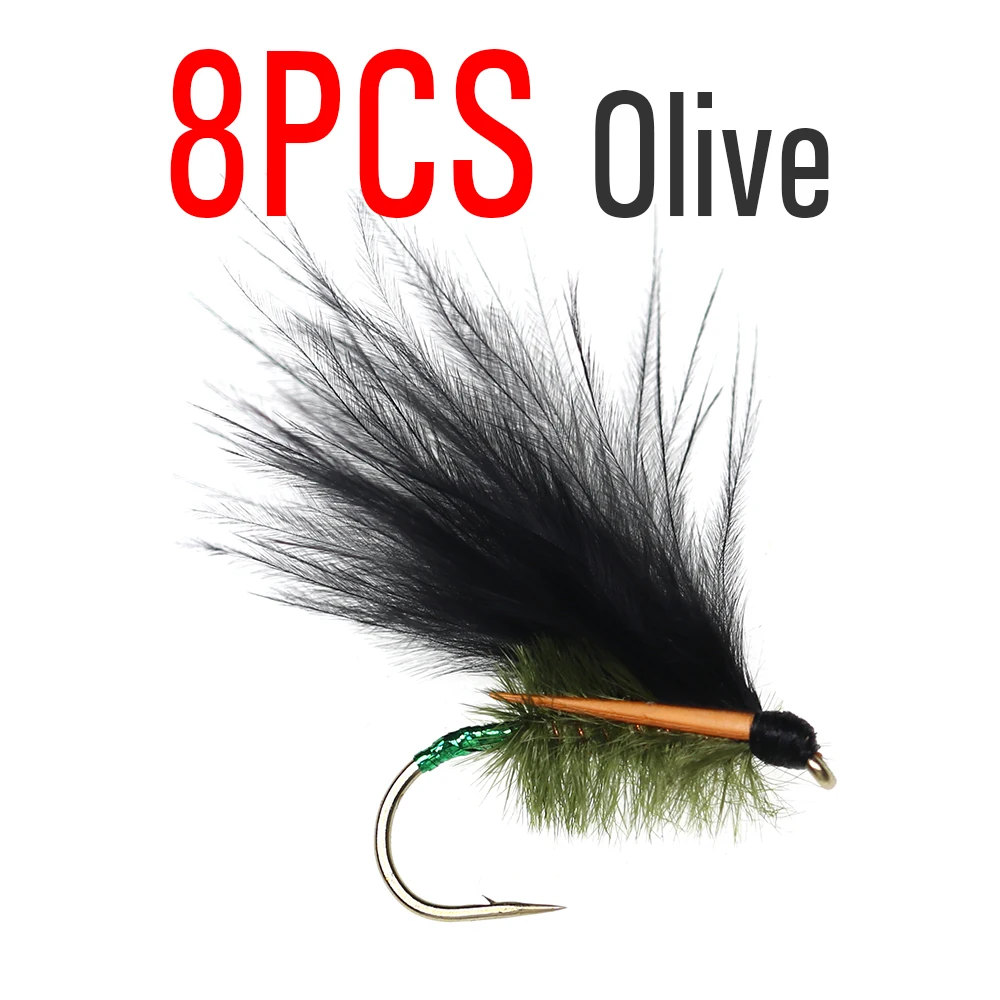 8pcs  Olive