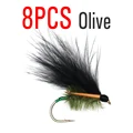 8pcs  Olive