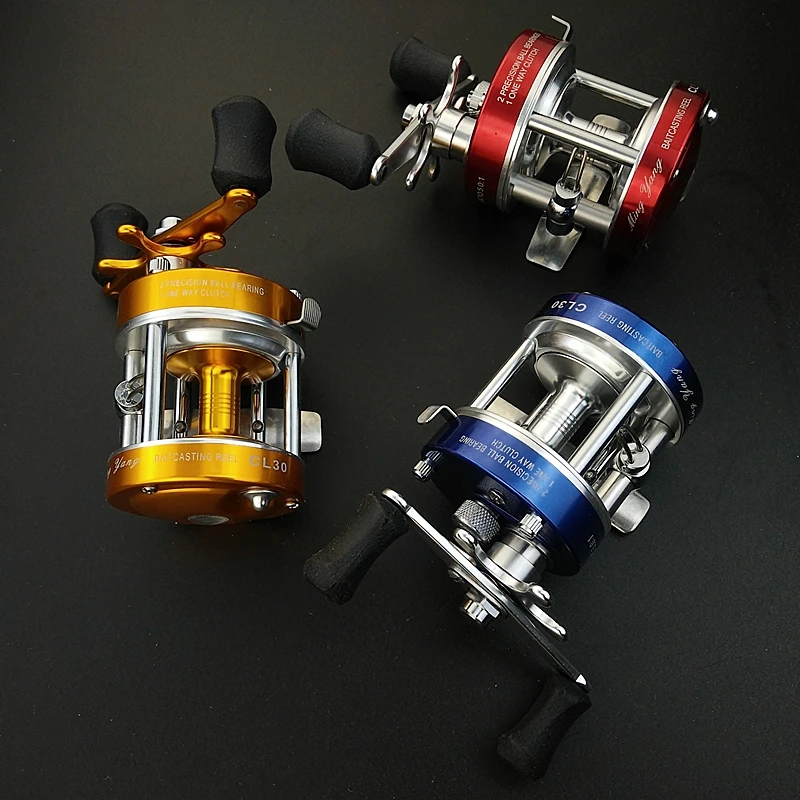 Carrete de fundición de cebo de Metal CL40/50/60, carrete de pesca en el mar, carrete de pesca para barco, pistola de mano izquierda, color agua salada, rueda de pesca con tambor de hielo - imagen 5