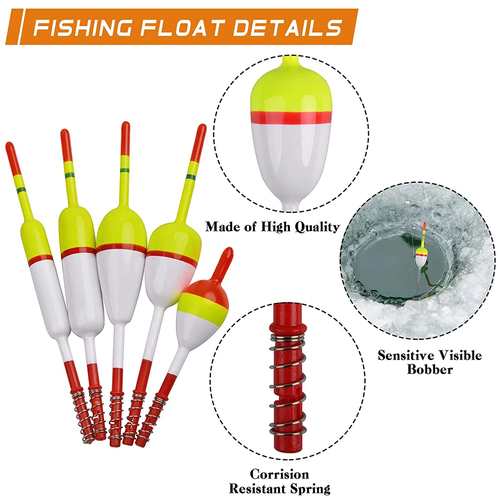 Flotador de pesca de madera, boya flotante de 3g-6g para lubina, trucha, lucio, carpa, accesorios de aparejos de pesca, 20 piezas - imagen 5