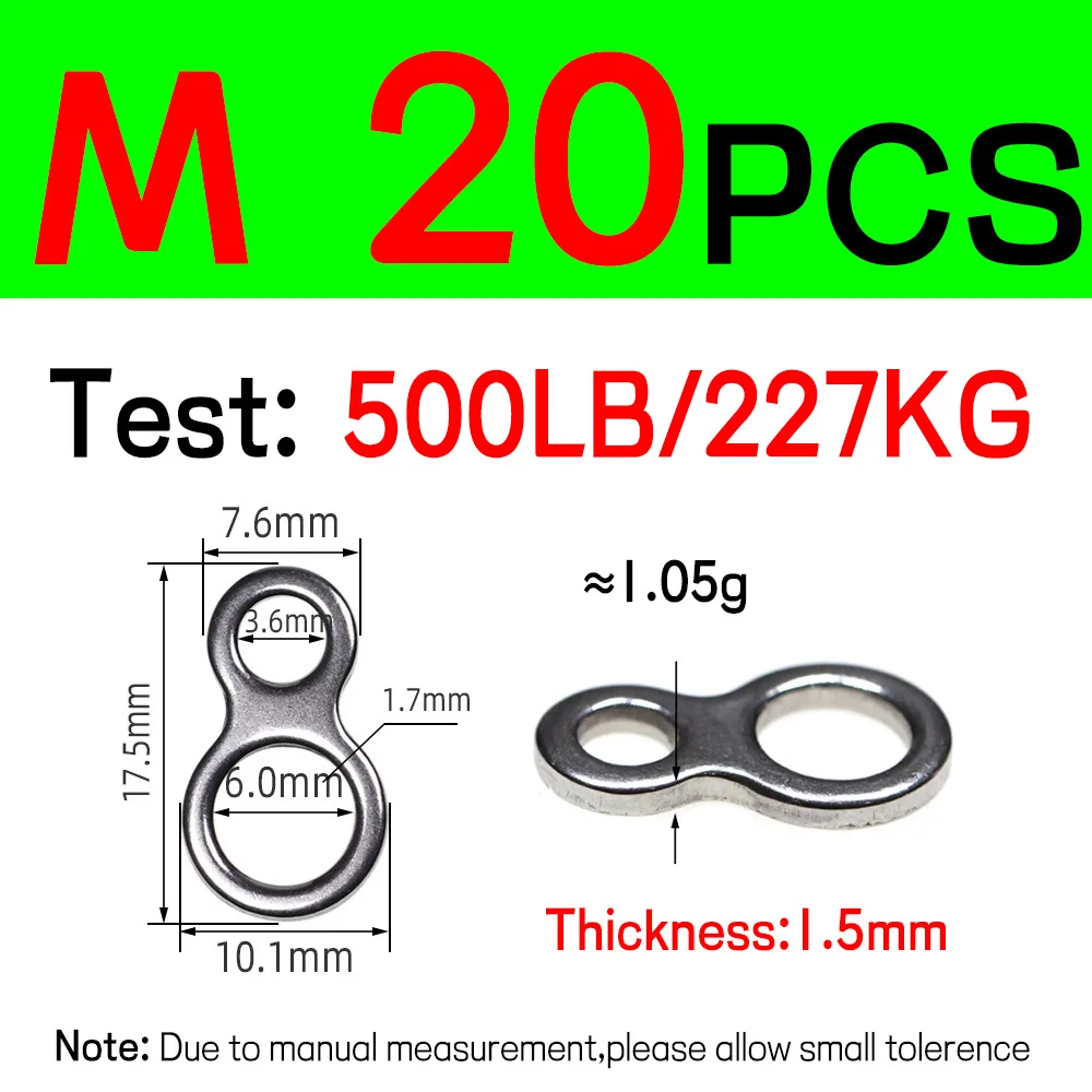 20pcs M 2 ring