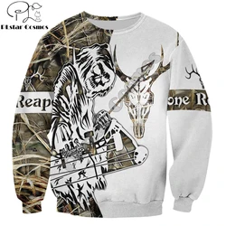 Bone Reaper Sudadera Camuflaje 3D Cazador – Otoño con Cremallera