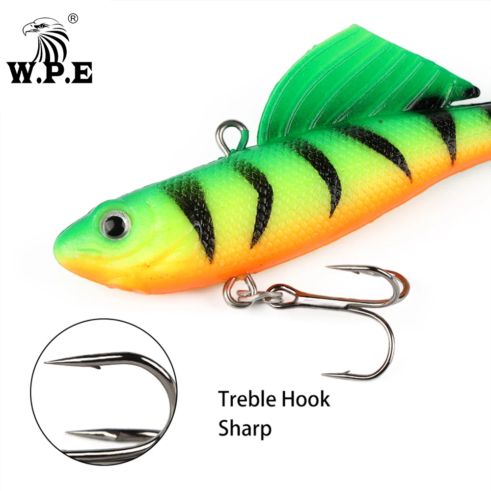 Cabezal de Plomo Wobbler Swimbait 75mm 23,5g – Señuelo suave para lucio - imagen 4