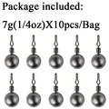 10pcs 7g sinkers