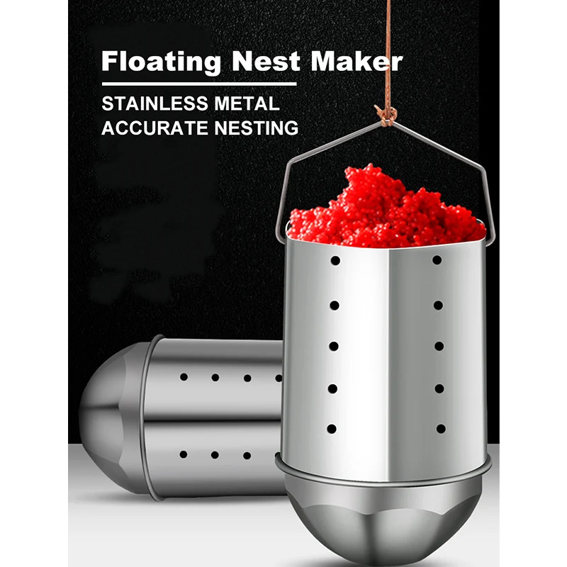 Dispositivo de anidación de punto fijo de acero inoxidable, cebo de agua flotante, dispositivo de lanzamiento, anzuelo de pesca señuelo perezoso, contenedor lanzador X579G - imagen 5