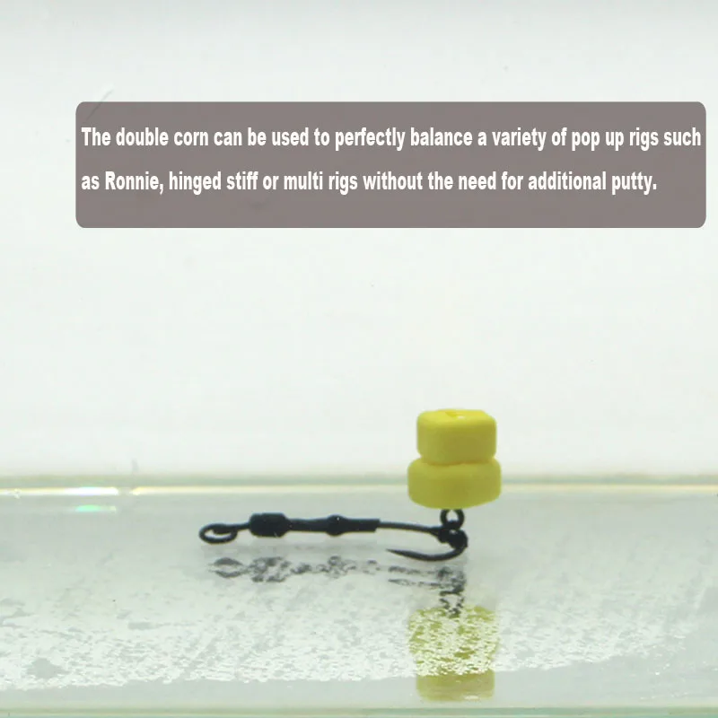 1 caja de cebo de carpa emergente, Boilies de pesca de carpa, cebo de maíz flotante falso para aparejo de carpa, método de aparejo Chod Zig, alimentador, aparejos de pesca - imagen 3