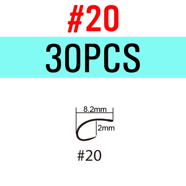30pcs Size 20