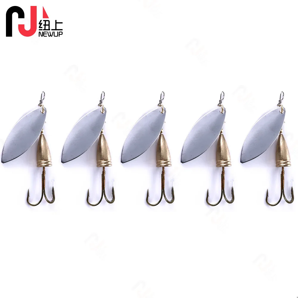 Anzuelos duraderos de acero de alta calidad, cuchara de Metal duro de 6,8 cm, 7g, hoja de arrastre, lentejuelas, cebo giratorio, aparejos de señuelo de pesca Wobbler, 1 ud. - imagen 5