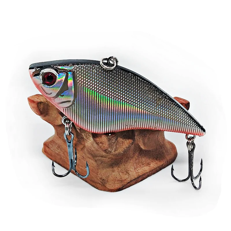 POETRYYI-señuelo de Pesca duro VIB, 1 piezas, 7cm, 16g, cebo Artificial de plástico, anzuelos triples, Peche, Lucio, curricán, aparejos de Pesca - imagen 5