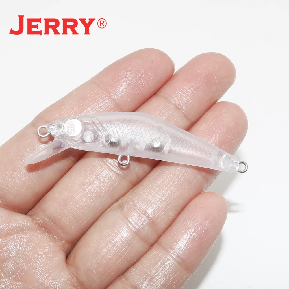 Señuelo de pesca de roca Artificial, anzuelo duro para buceo profundo, Jerkbait, Fishing, Jerry Pan, Micro Minnow, Area, trucha, lubina, Wobbler, 45, 55mm