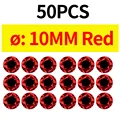 50pcs 10MM Red