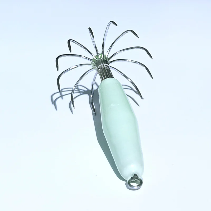Plantilla luminosa de pulpo, plantilla de calamar, plantilla afilada, plantilla de mar, señuelo afilado, 16G, 25G, 35g, 45g, 55g, 68G, 76G, 90g, 108G - imagen 4