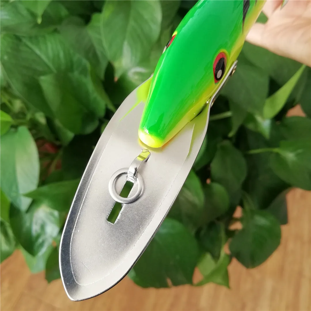 NOEBY, 1 unidad, 32g, 60g, 76g, cebo que se hunde, pececillo grande, atún, señuelo de pesca de curricán, labio grande de acero inoxidable, nuevos aparejos de pesca de curricán - imagen 4