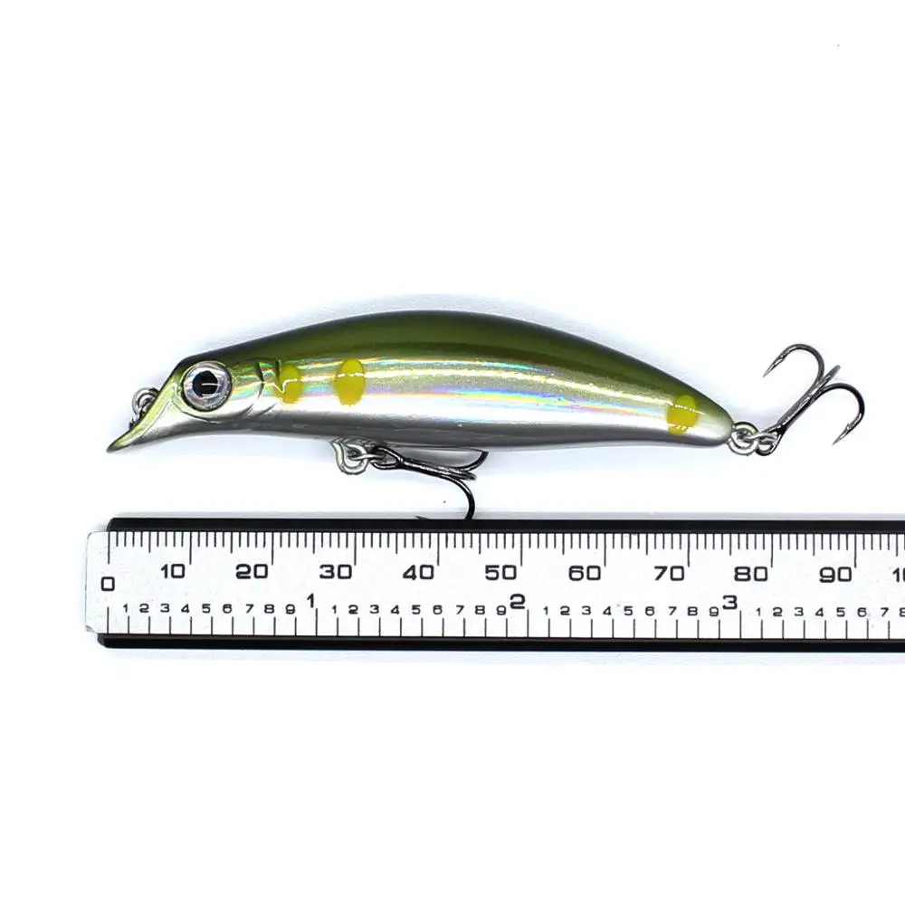 AOCLU Topwater Hybird Swimmer, cebo duro de 75mm y 6,5g, señuelo para pececillos, trucha, pesca en barco, pintura UV que brilla en el agua - imagen 3