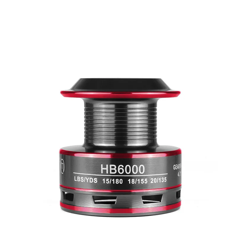 Carrete De Pesca giratorio para carpa De agua salada, accesorio con cuerpo De Metal, rueda De Pesca Jigging, relación 15BB 5,5: 1 500-6000, modelo De Pesca, 2 carretes - imagen 4