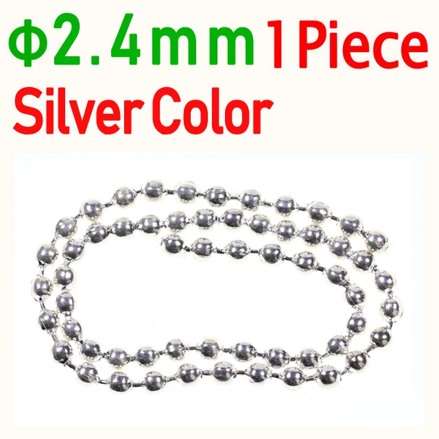 2o4mm silver 1piece