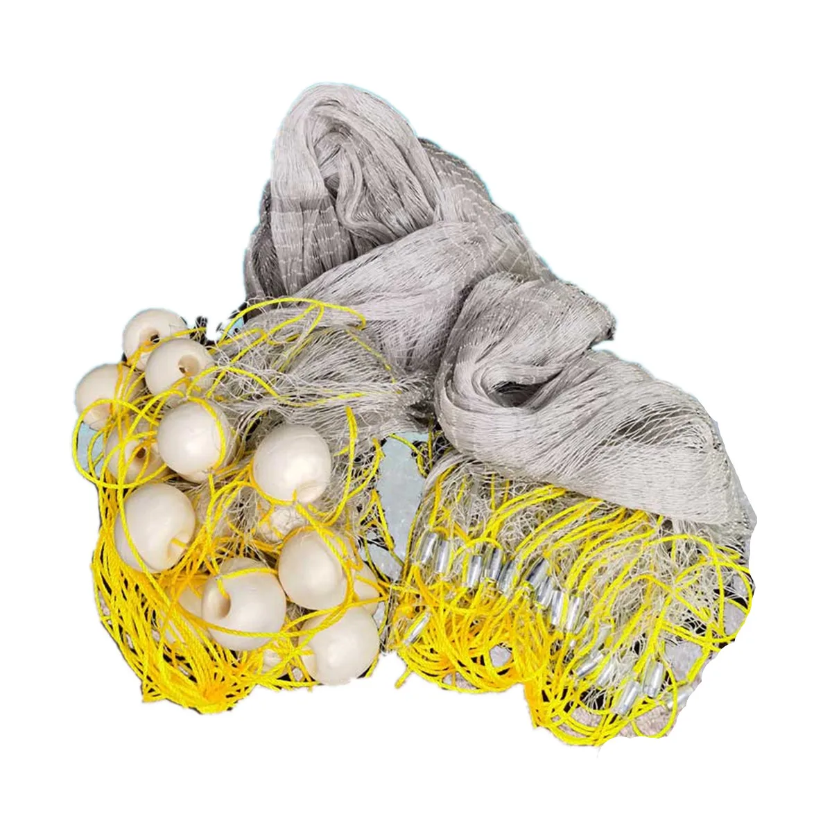 POUI COME DREAM Red De Pesca De nailon multifilamento suave Rede De Pesca De mar o río, malla De 20mm-25mm, profundidad 2m-6m, longitud 9m-19m