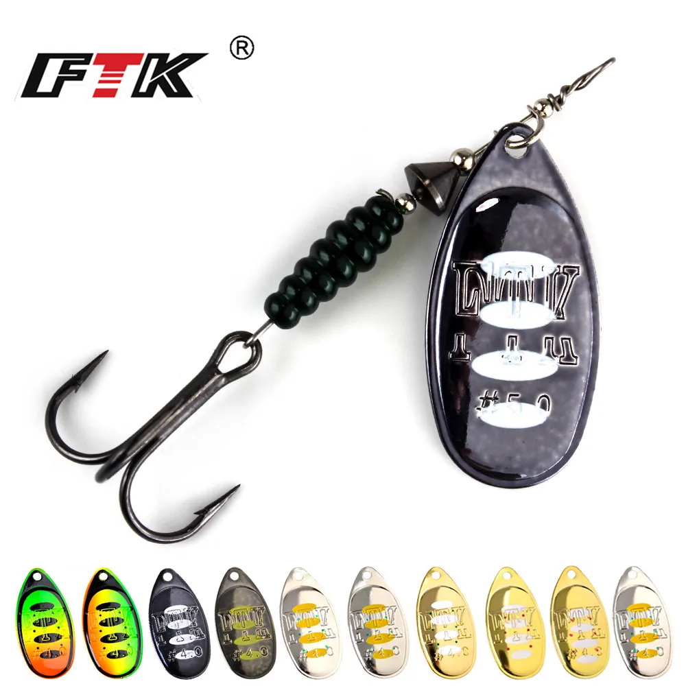 FTK Willow Triple Spinnerbait – Señuelo rotativo de tres aspas para lubina - imagen 5