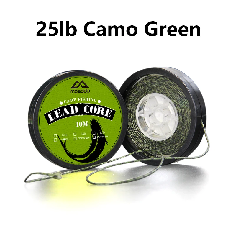 25 lb Camo verde de camuflaje para pescar