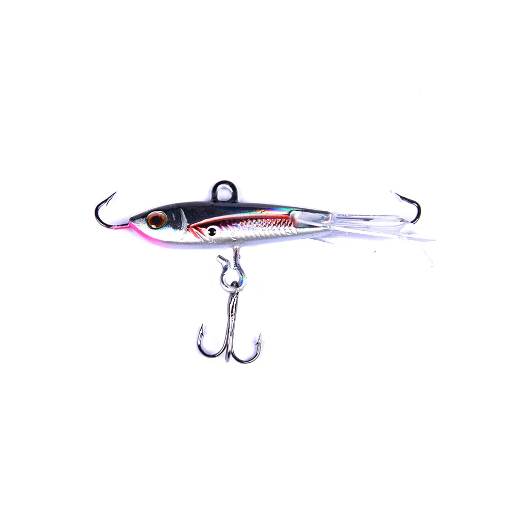 Plantilla de hielo de invierno de calidad, 6cm, 10,5g, señuelo de pesca, señuelo falso, cebo Artificial, equilibrador de Leurre para pesca de carpa, Lucio, perca - imagen 4