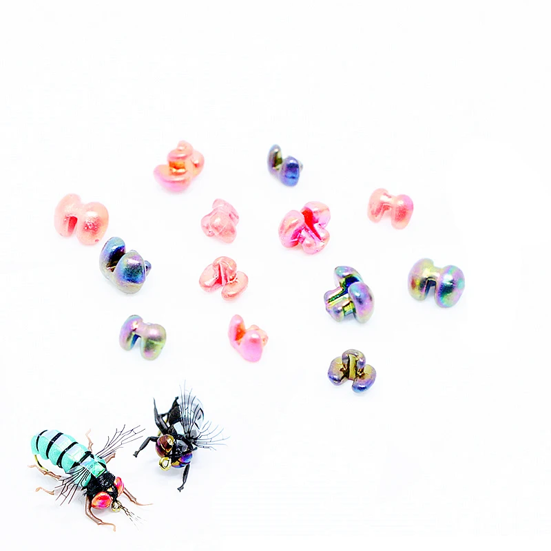 Royal Sissi-Cuentas holográficas 3D de ojo de libélula, materiales para atar moscas, 40 unidades - imagen 3