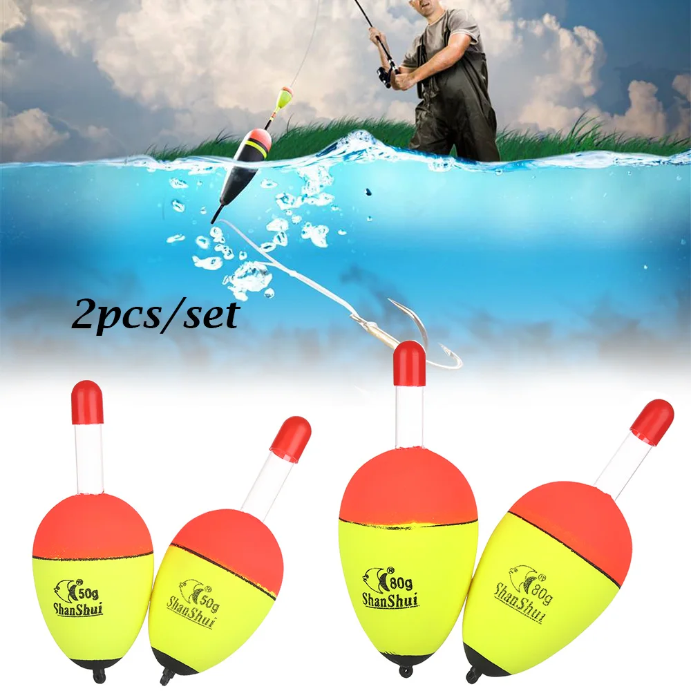 Flotadores flotantes luminosos EVA para pesca en mar, Roca, cola dura, para el vientre, 5g/8g/10g/15g/20g/30g/40g/50g/60g, 2 uds. g/70g/80 - imagen 5