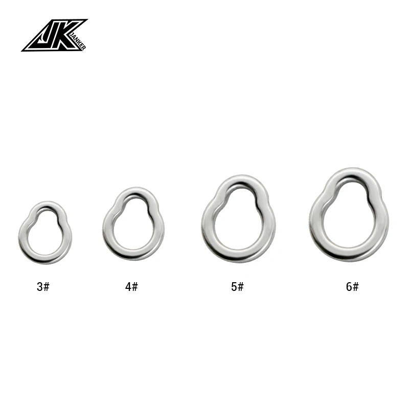 JK TPR110 Anillo de pera giratorio – Conector para jigging - imagen 2