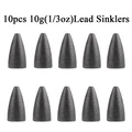 10pcs 10g sinkers